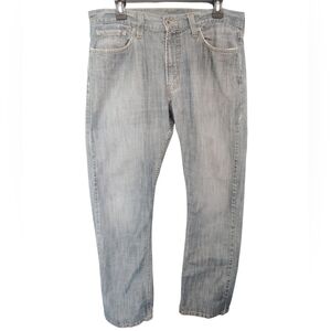 Levi's 514 Slim Straight‎ Denim Blue Jeans Sz 34